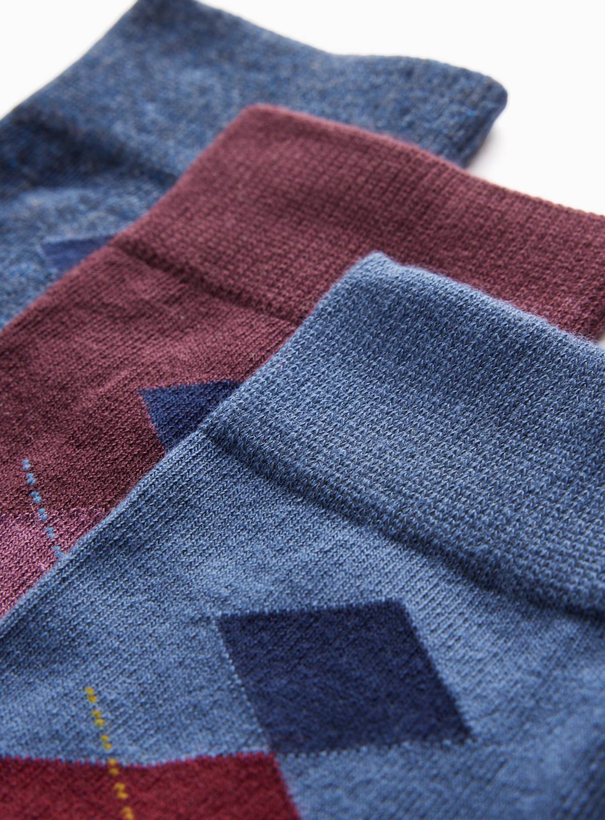 Argyle Ankle Socks 5 Pack 9-12 - Image 2